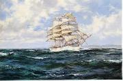 Dennis Miller Bunker Seascape, boats, ships and warships. 09 oil painting artist